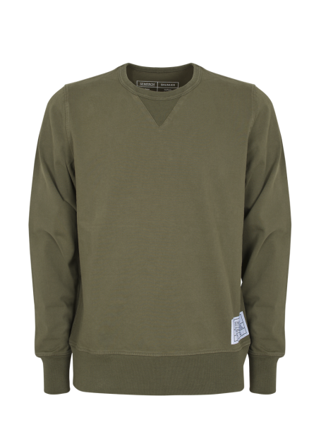 army green crew neck sweatshirt